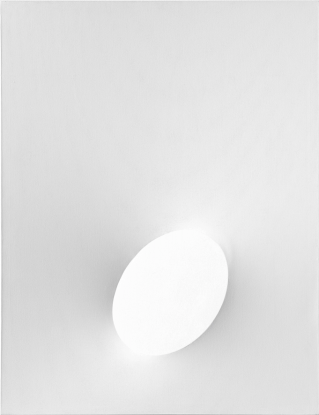 Turi Simeti, Un Ovale Bianco, 1968 